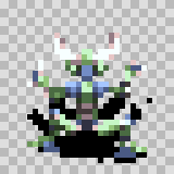 Ingestamite walking animation, facing top
