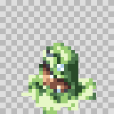 Sludge attack animation, facing bottom left