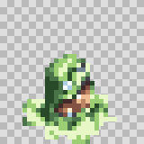 Sludge attack animation, facing bottom right