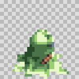 Sludge attack animation, facing right