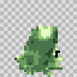 Sludge attack animation, facing top