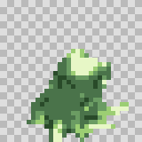 Sludge attack animation, facing top right