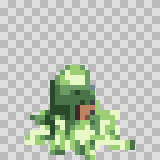 Sludge walking animation, facing right
