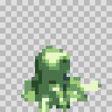 Sludge walking animation, facing top right