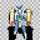 Sir Launchalot attack animation, facing bottom