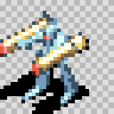 Sir Launchalot attack animation, facing bottom left