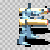 Sir Launchalot attack animation, facing right