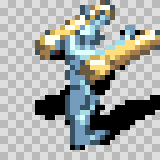 Sir Launchalot attack animation, facing top right