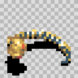 Diamondback attack animation, facing left
