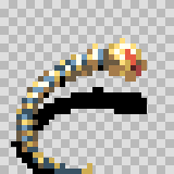 Diamondback attack animation, facing top