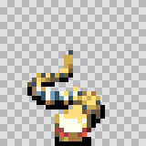 Diamondback walking animation, facing bottom
