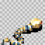 Diamondback walking animation, facing top right