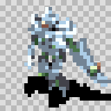 Chronos walking animation, facing bottom left