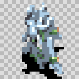 Chronos walking animation, facing left