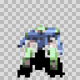 Ferris attack animation, facing bottom