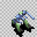 Ferris attack animation, facing bottom right