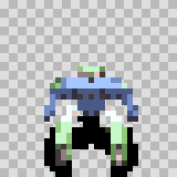 Ferris walking animation, facing bottom