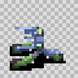 Ferris walking animation, facing left