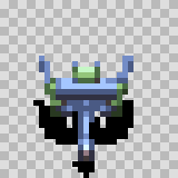 Ferris walking animation, facing top