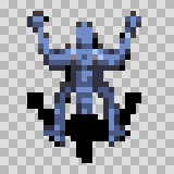 Dragadrone attack animation, facing top