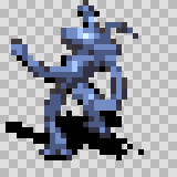 Dragadrone attack animation, facing top left