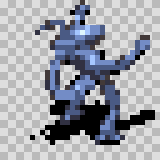 Dragadrone attack animation, facing top right