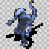 Dragadrone walking animation, facing bottom left