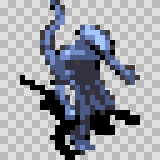 Dragadrone walking animation, facing bottom right