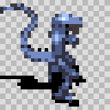 Dragadrone walking animation, facing right