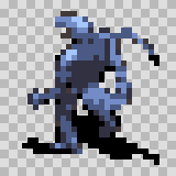 Dragadrone walking animation, facing top left