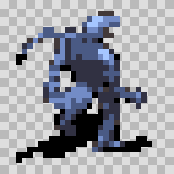 Dragadrone walking animation, facing top right