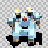 Bore Gore attack animation, facing bottom