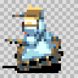 Bore Gore attack animation, facing left
