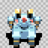 Bore Gore walking animation, facing bottom