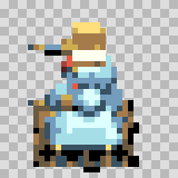 Bore Gore walking animation, facing left