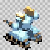 Bore Gore walking animation, facing top left
