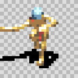 Blithen attack animation, facing left