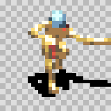 Blithen attack animation, facing right