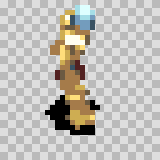 Blithen walking animation, facing left