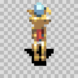 Blithen walking animation, facing top