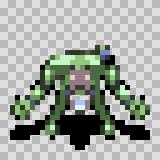 Steel Tooth attack animation, facing bottom