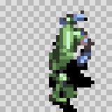 Steel Tooth attack animation, facing right
