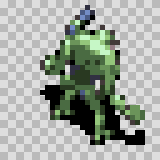 Steel Tooth attack animation, facing top right
