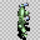 Steel Tooth walking animation, facing right
