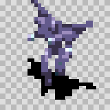 Merc walking animation, facing bottom