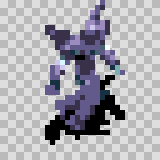 Merc walking animation, facing right