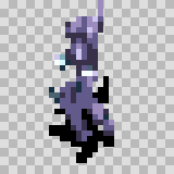 Merc walking animation, facing top left