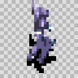Merc walking animation, facing top right