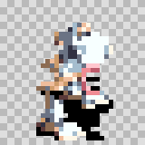Tech 209 attack animation, facing right
