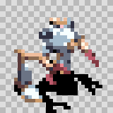 Tech 209 walking animation, facing bottom right